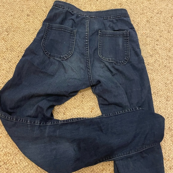 American apparel NAVY high waisted easy jeans XS - Picture 4 of 4